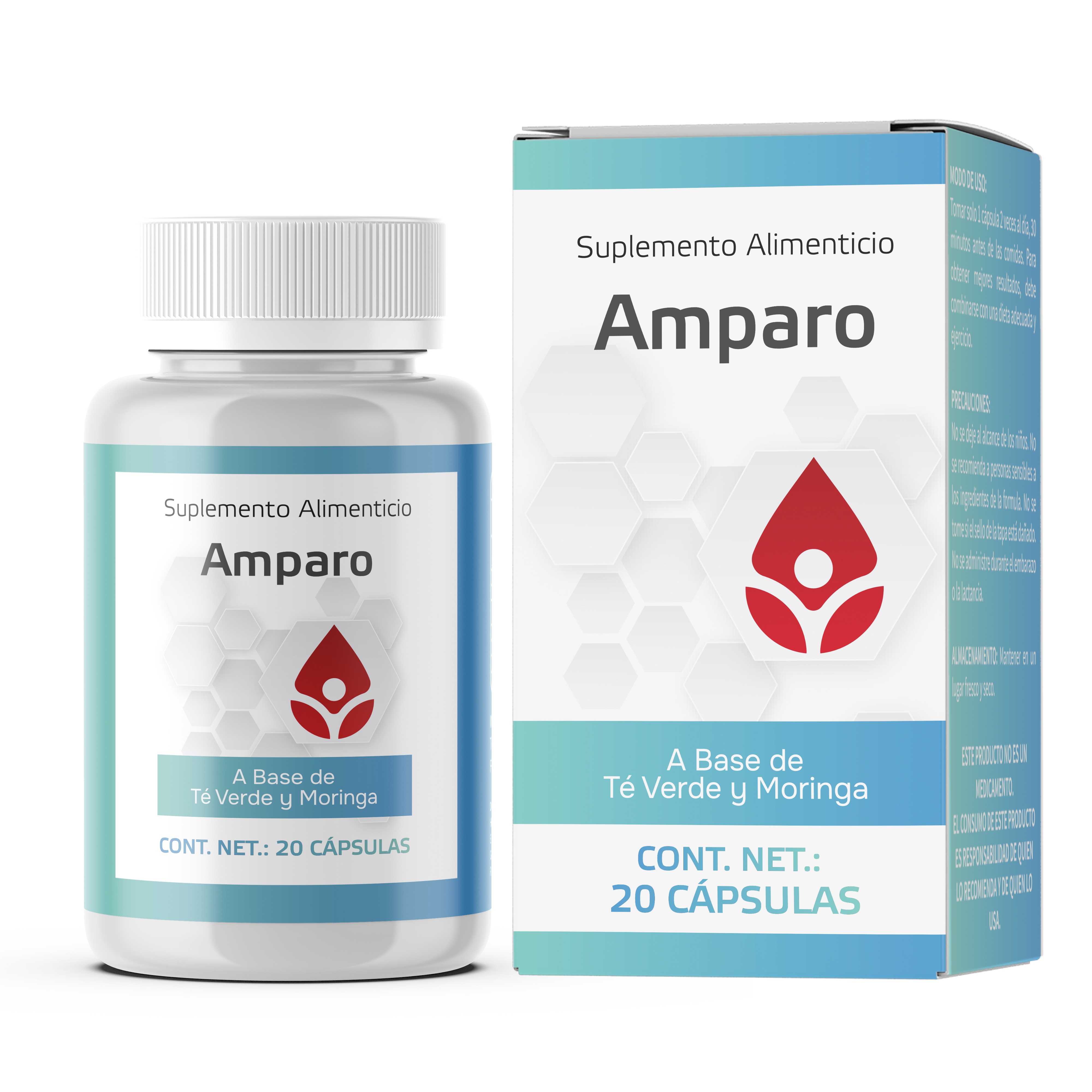 Amparo, suplemento alimenticio de 20 cápsulas